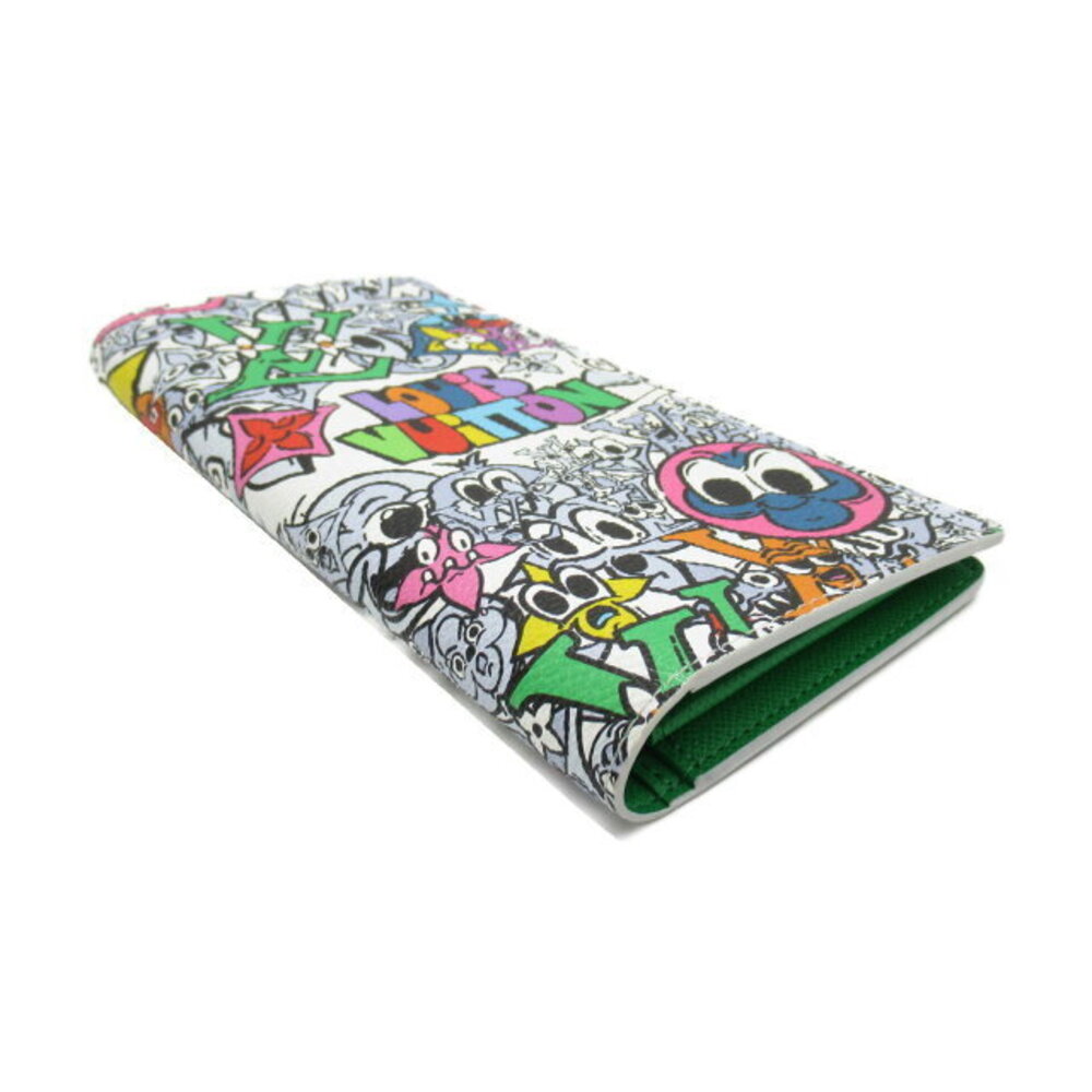 Louis Vuitton Portefoy Brazza NM Zip Wallet Monogram Comic White - Picture 4 of 10
